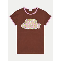 Coccodrillo Coccodrillo T-Shirt WC4143201HGJ Καφέ Regular Fit