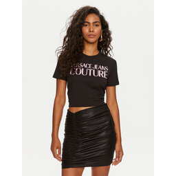 Versace Jeans Couture Versace Jeans Couture T-Shirt 76HAHG03 Μαύρο Regular Fit