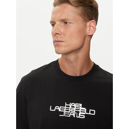 Karl Lagerfeld Jeans Karl Lagerfeld Jeans T-Shirt 246D1700 Schwarz Regular Fit