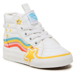 Vans Laisvalaikio batai Vans Sk8-Hi Zip Rainbow Star VN000BVNAHP1 True White/Multi