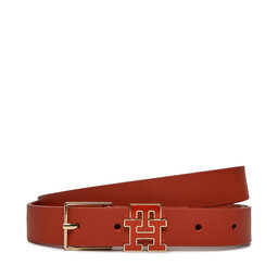 Tommy Hilfiger Cinturón para mujer Tommy Hilfiger Th Central Cc And Coin Fierce Red XND
