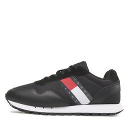 

Снікерcи Tommy Jeans Retro Leather Runner EM0EM01081 Black BDS, Чорний