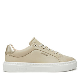 Calvin Klein Tenisice Calvin Klein Cupsole Lace Up W/Ml HW0HW02288 Écru