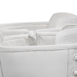 

Черевики туристичні Calvin Klein Jeans Flatform Laceup Patent YW0YW00852 White YBR, Білий