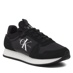 Calvin Klein Jeans Αθλητικά Calvin Klein Jeans Runner Sock Laceup Ny-Lth W YW0YW00840 Black 01H