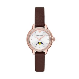 Emporio Armani Ρολόι Emporio Armani Mia AR11568 Rose Gold/Brown