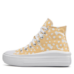 

Кеди Converse Ctas Mowe Hi A01194C Cyber Mango/White/White, Жовтий