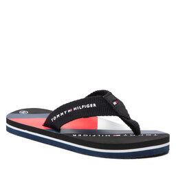 Tommy Hilfiger Flip flop Tommy Hilfiger Flag Print Flip Flop T3B8-32267-0058 M Black 999