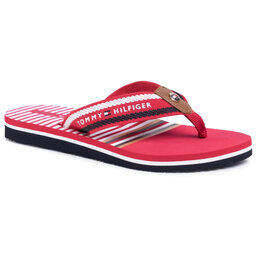 Tommy Hilfiger Flip flop Tommy Hilfiger Stripy Flap Beach Sandal FW0FW04799 Primary Red XLG