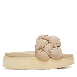 Inuikii Šľapky Inuikii Puffer Braided 70103-177 Béžová