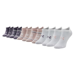 Under Armour Set di 6 paia di calzini corti da donna Under Armour Ua Essential No Show 1370542-676 Rosa