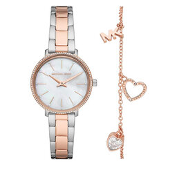 Michael Kors Ceas Michael Kors Pyper MK1066SET Silver/Rose Gold