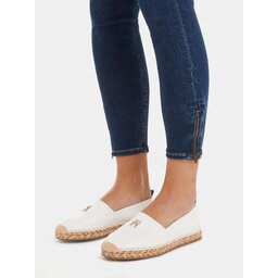 

Еспадрильї Tommy Hilfiger Th Leather Flat Espadrille FW0FW07720 Ecru YBL, Écru