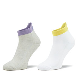 Levi's® Σετ 2 ζευγάρια κοντές κάλτσες γυναικείες Levi's® 701224688 Yellow