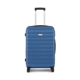 Semi Line Μεσαία Σκληρή Βαλίτσα Semi Line T5635-4 Σκούρο μπλε