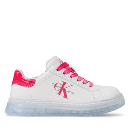 

Снікерcи Calvin Klein Jeans Low Cut Lace-Up V3A9-80474-1434 White/Fuchsoa X030, Білий