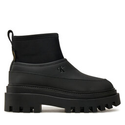Calvin Klein Jeans Guminiai batai Calvin Klein Jeans Flatform Rainboot Low Mg R YW0YW01560 Juoda