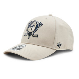 47 Brand Cappellino 47 Brand NHL Anaheim Ducks '47 MVP SNAPBACK H-MVPSP25WBP-BN Bone