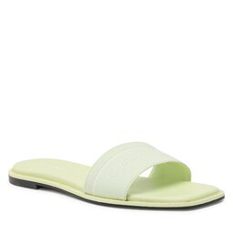 Calvin Klein Чехли Calvin Klein Squared Flat Slide He HW0HW00817 Spirit Green LKM