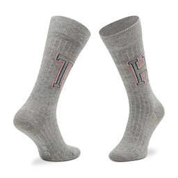 

Набір 2 пар високих дитячих шкарпеток Tommy Hilfiger 701218365 Light Grey Melange/Pink 003, Сірий