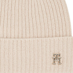 

Шапкa Tommy Hilfiger Cashmere Chic Beanie AW0AW15321 Cashmere Creme ABH, Бежевий