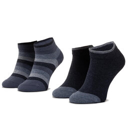 Tommy Hilfiger Set di 2 paia di calzini lunghi da bambini Tommy Hilfiger 354010001 Blu