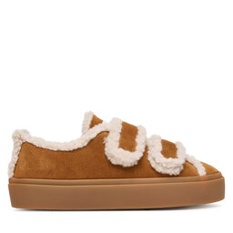 Inuikii Αθλητικά Inuikii Shearling Low Velcro 1001.001.0231 Καφέ