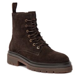 Gant Botines planos Gant Ramzee Mid Lace Boot 27683423 Dark Brown