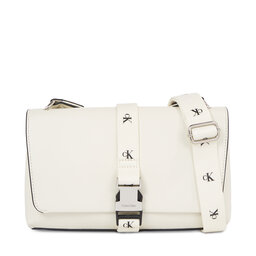 Calvin Klein Jeans Handväska Calvin Klein Jeans Ultralight Ew Flap25 Pu K60K610700 Ivory YBI