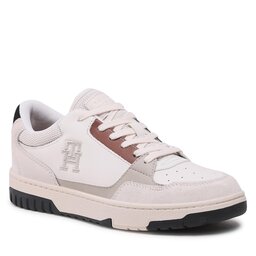 Tommy Hilfiger Сникърси Tommy Hilfiger Th Basket Street Mix FM0FM04728 Ecru YBL