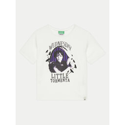 United Colors Of Benetton United Colors Of Benetton T-Shirt 3096C10MF Λευκό Regular Fit