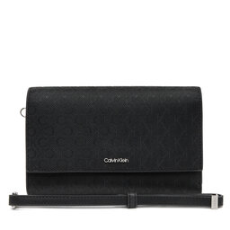 Calvin Klein Великий жіночий гаманець Calvin Klein Ck Must Xl Trifold W/Wristel_Mn K60K612940 Чорний