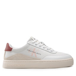 

Снікерcи Calvin Klein Jeans Classic Cupsole Laceup Low Lth YW0YW00699 White/Terracotta 0LG, Білий