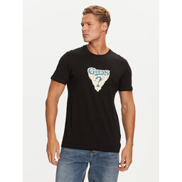 Guess Guess Marškinėliai M4BI44 I3Z14 Juoda Slim Fit