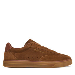 Tommy Hilfiger Sneakers Tommy Hilfiger Th Lo Lux Suede Sneaker FM0FM05997 Braun