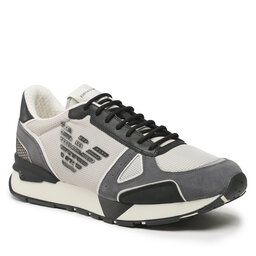 Emporio Armani Sportcipő Emporio Armani X4X289 XM499 S713 D.Gr/Blk/L.Gr/Off Wh