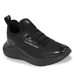 

Снікерcи Calvin Klein Jeans Eva Runner Sock Laceup YW0YW01135 Triple Black 0GT, Чорний