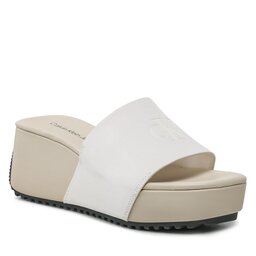 Calvin Klein Jeans Chanclas Calvin Klein Jeans Wedge Block Sandal Su Con YW0YW01015 Ancient White YBH