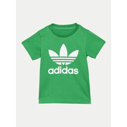 adidas adidas T-Shirt Trefoil IY4028 Grün Regular Fit