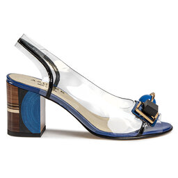 

Босоніжки Azurée Madere 9CB Vernis Noir/Vernis Marino/Motif Bleu 02, Чорний