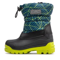 

Снігоходи CMP Kids Sneewy SnowBoots 3Q71294 Deep Lake/Acido 18MM, Зелений