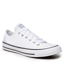 Converse Sneakers aus Stoff Converse Ctas Ox A00419C White/Serene Sapphir