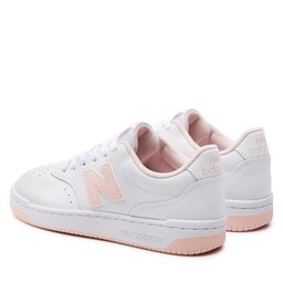 

Снікерcи New Balance BBW80WPK White/Pink, Білий