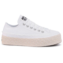 

Еспадрильї Converse Ctas Espadrille Ox 567686C White/Black/Natural, Білий