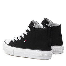 

Кеди Tommy Hilfiger High Top Lace-Up Sneaker T3A4-32119-0890 Black 999, Чорний
