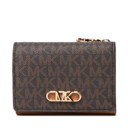 MICHAEL Michael Kors Malá dámská peněženka MICHAEL Michael Kors Parker 34F2G7PD8B Brn/Acorn