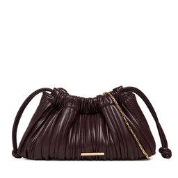 Calvin Klein Torebka Calvin Klein Plisse Mini Drawstring Bag LV04F3077G Bordowy