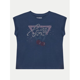 Guess Guess T-Shirt J5GI01 K6YW4 Dunkelblau Boxy Fit
