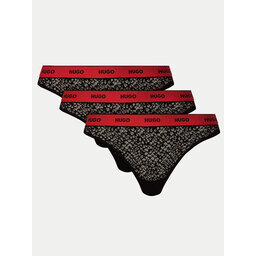 HUGO HUGO 3er-Set Stringtangas 50535265 Schwarz
