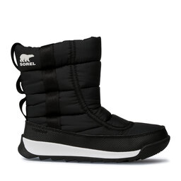 Sorel Μπότες Χιονιού Sorel Youth Whitney II Puffy Mid NY3873 Μαύρο